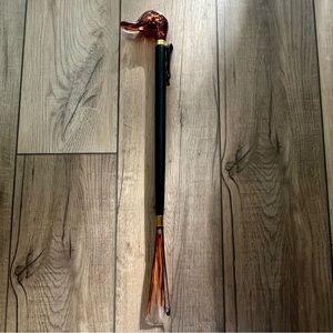Vintage Amber Duck Head Shoehorn made in Spain Eclectic Grandpa 22 inches